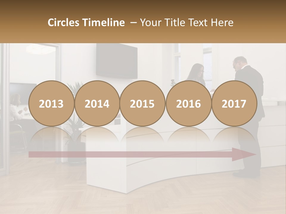 Senior Mother Wave PowerPoint Template