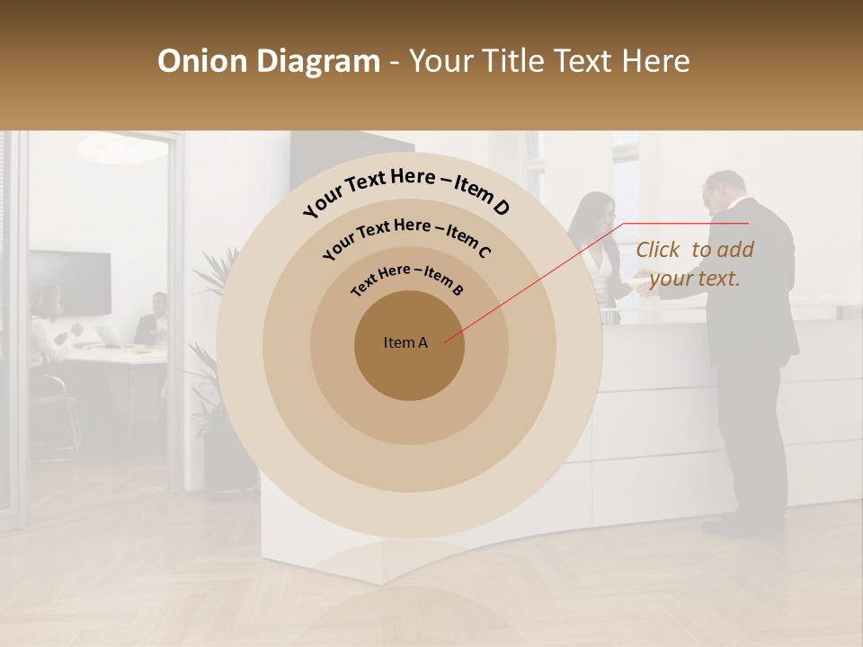Senior Mother Wave PowerPoint Template