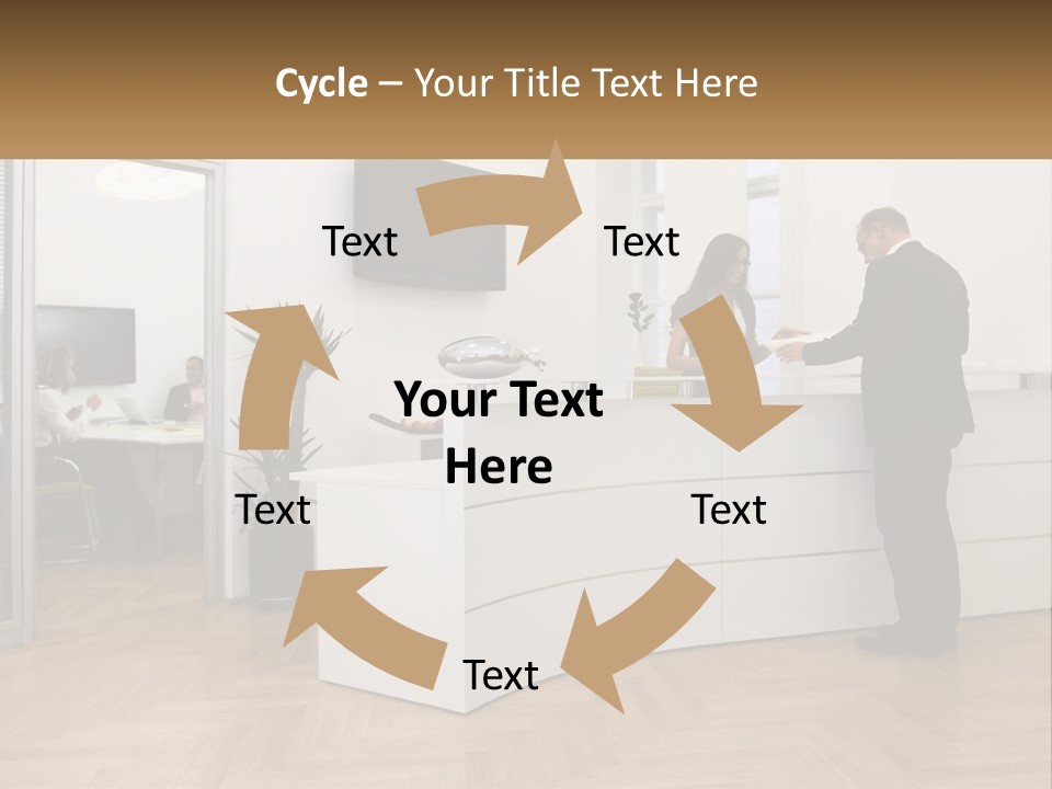 Senior Mother Wave PowerPoint Template