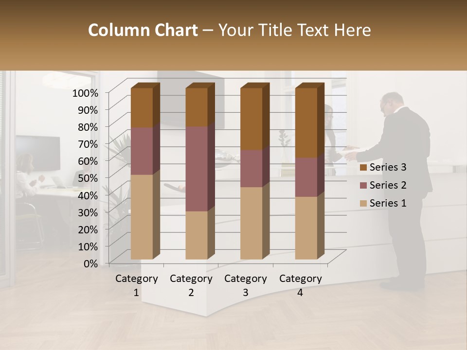 Senior Mother Wave PowerPoint Template