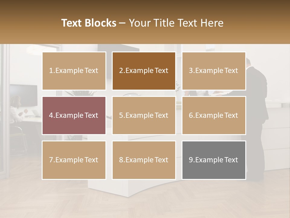 Senior Mother Wave PowerPoint Template