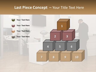 Senior Mother Wave PowerPoint Template