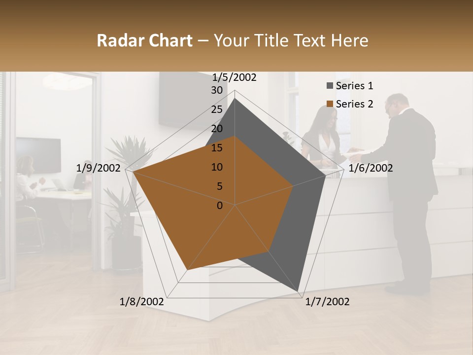 Senior Mother Wave PowerPoint Template