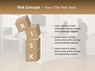 Senior Mother Wave PowerPoint Template