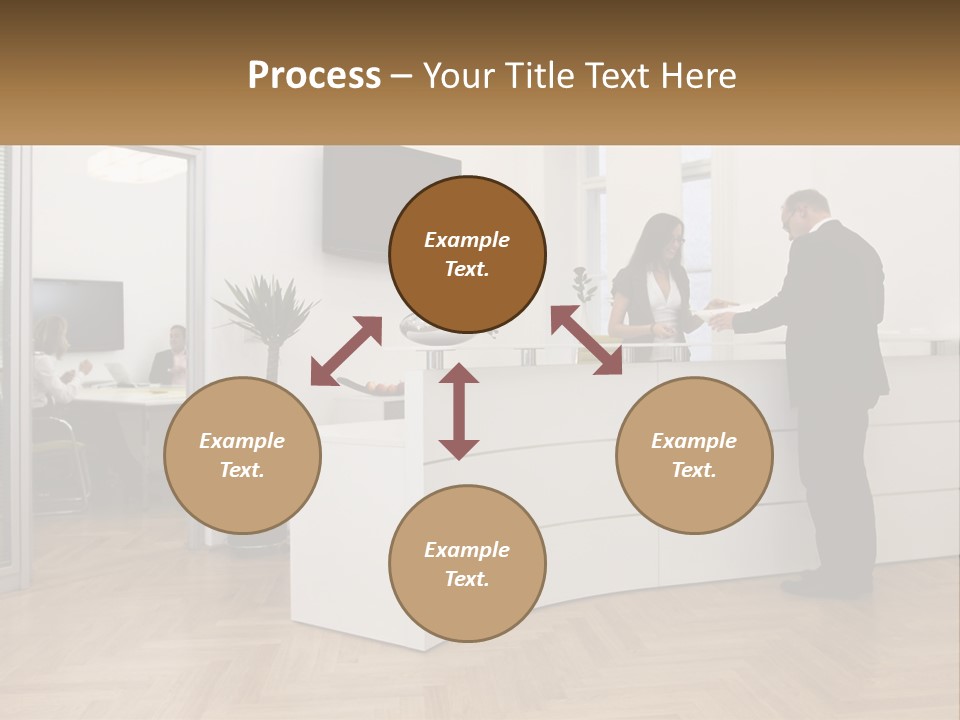 Senior Mother Wave PowerPoint Template