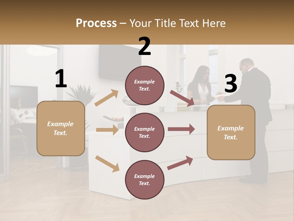 Senior Mother Wave PowerPoint Template