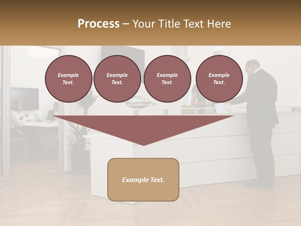 Senior Mother Wave PowerPoint Template