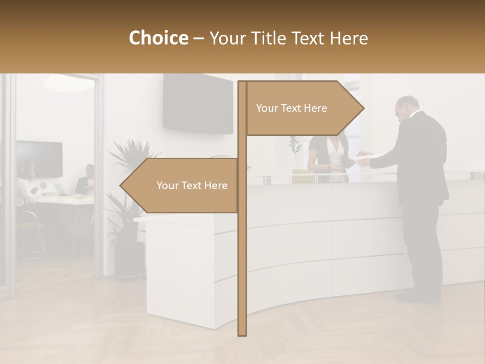 Senior Mother Wave PowerPoint Template