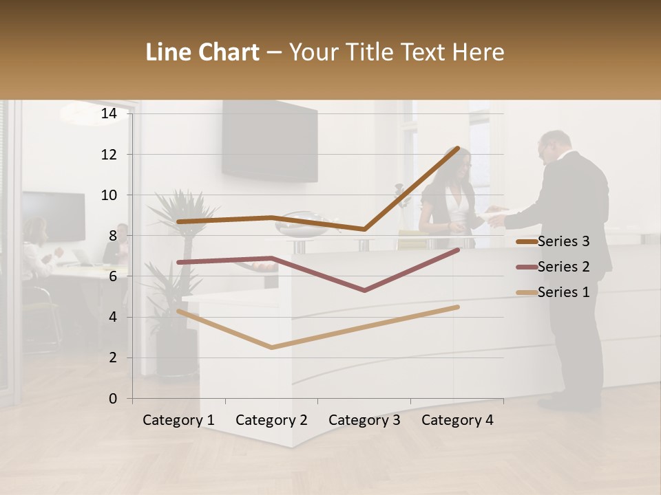 Senior Mother Wave PowerPoint Template