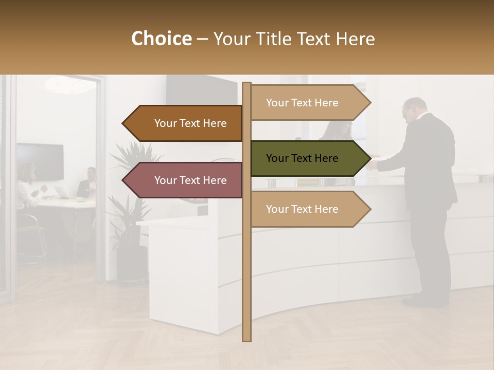 Senior Mother Wave PowerPoint Template