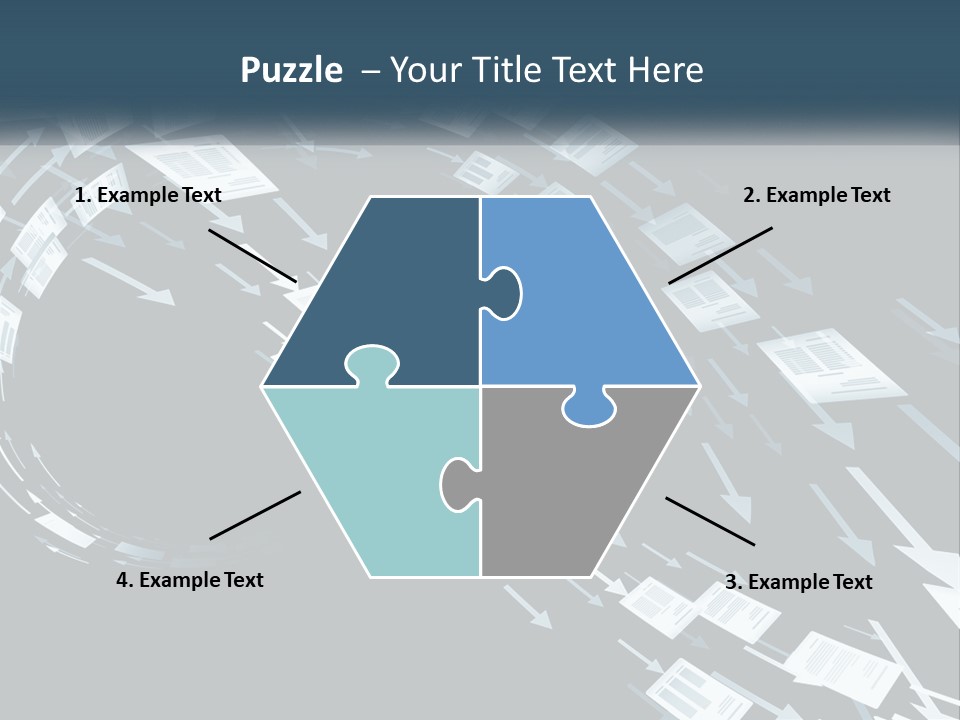 Caucasian Single Sea PowerPoint Template