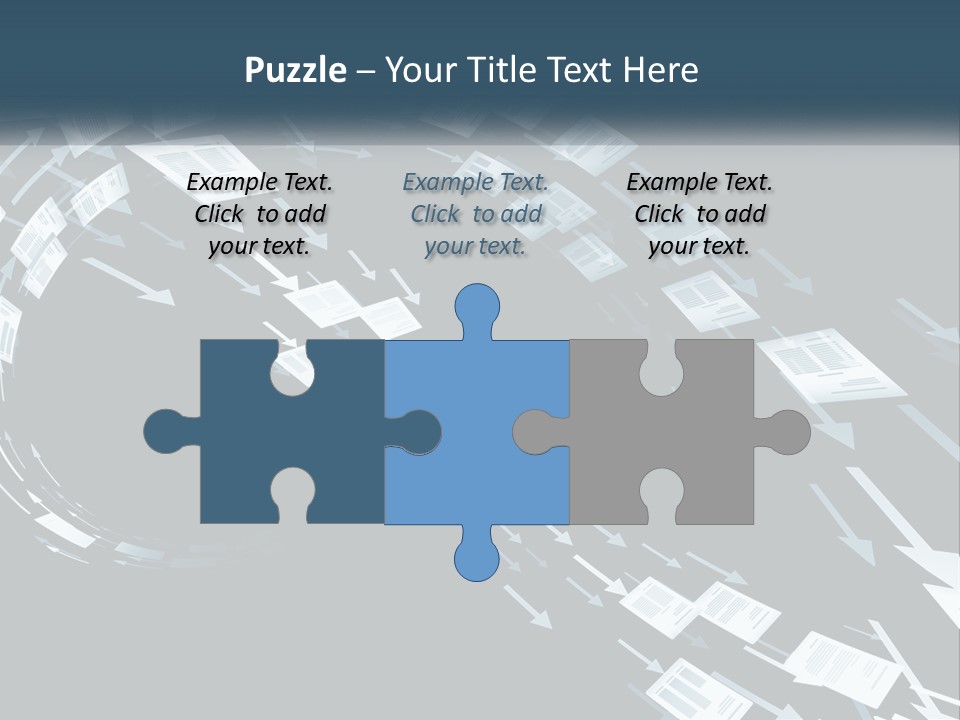 Caucasian Single Sea PowerPoint Template