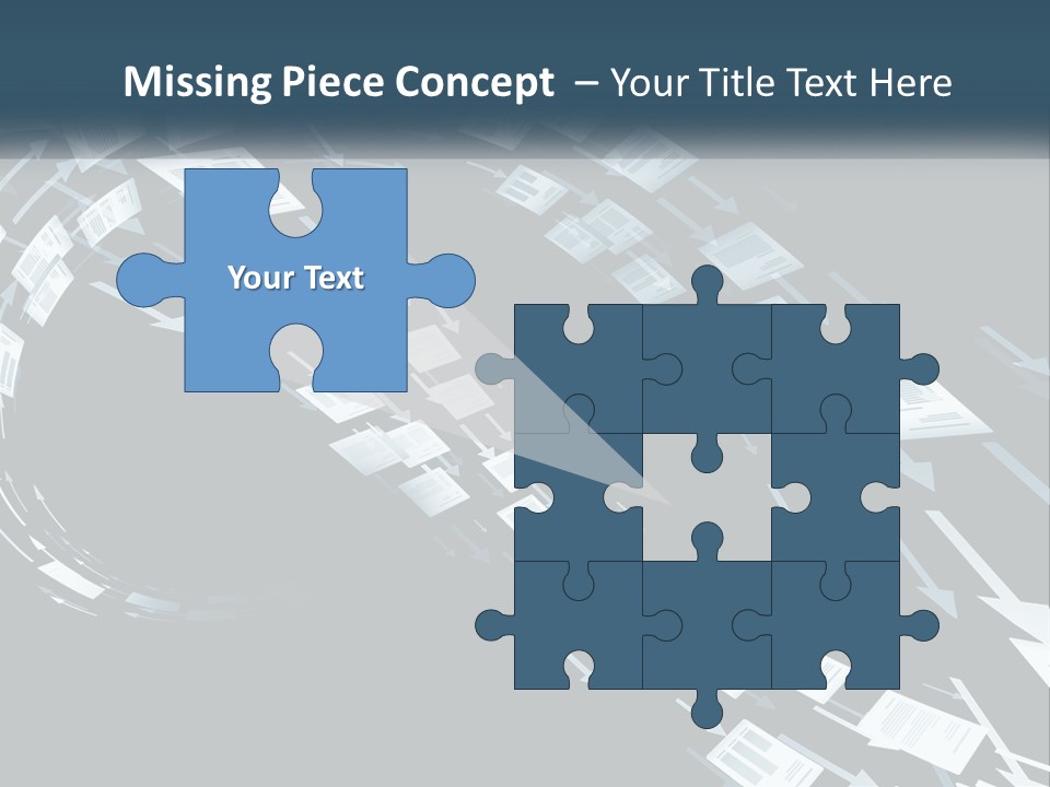 Caucasian Single Sea PowerPoint Template