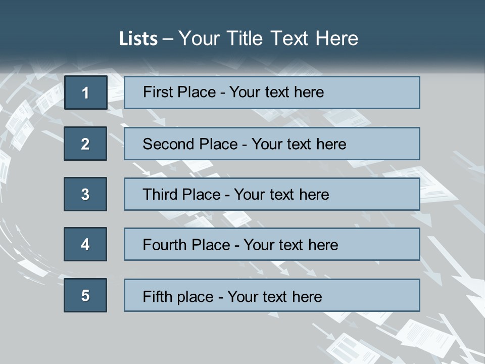 Caucasian Single Sea PowerPoint Template