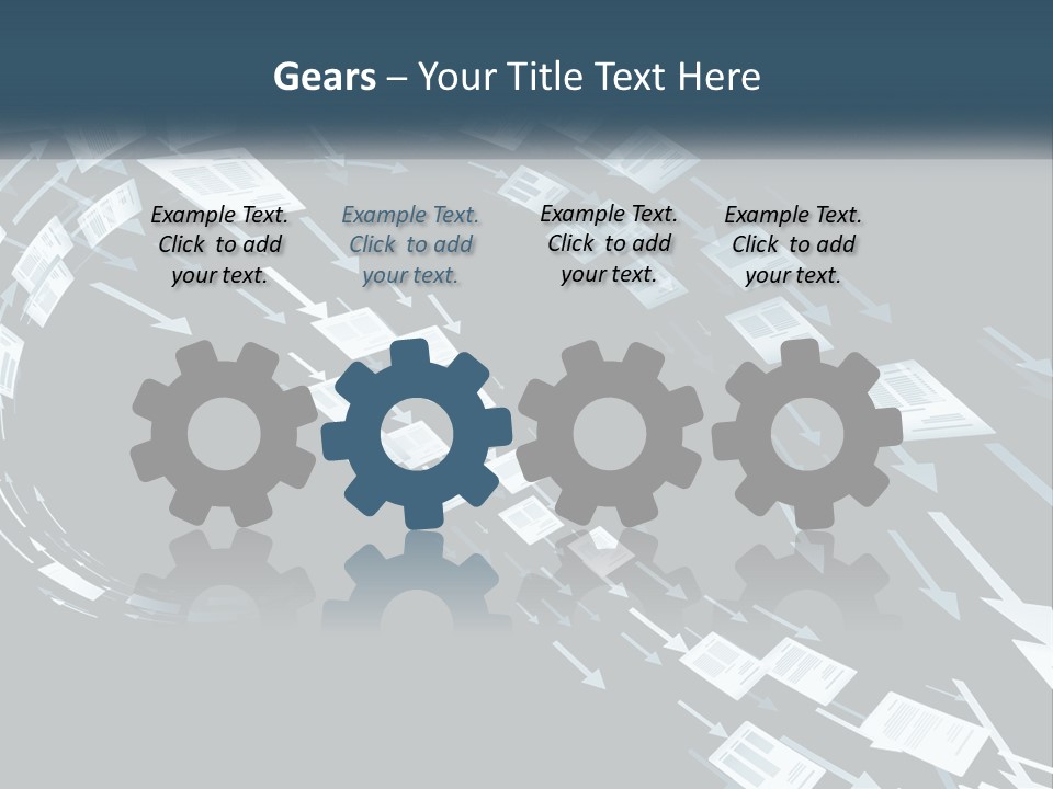 Caucasian Single Sea PowerPoint Template