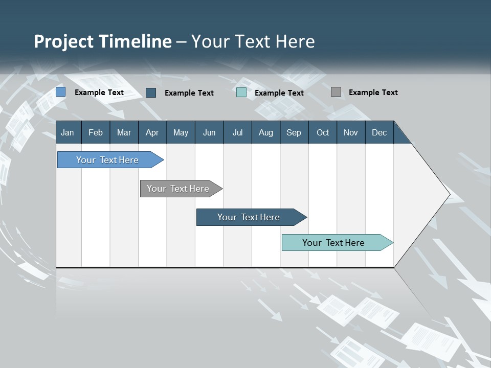 Caucasian Single Sea PowerPoint Template