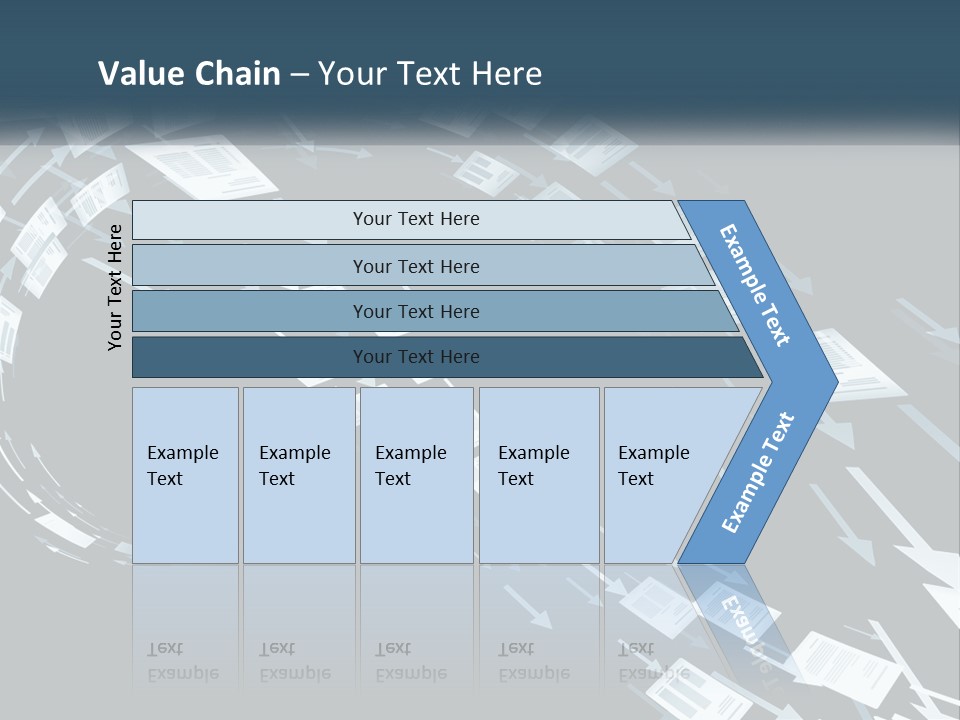 Caucasian Single Sea PowerPoint Template