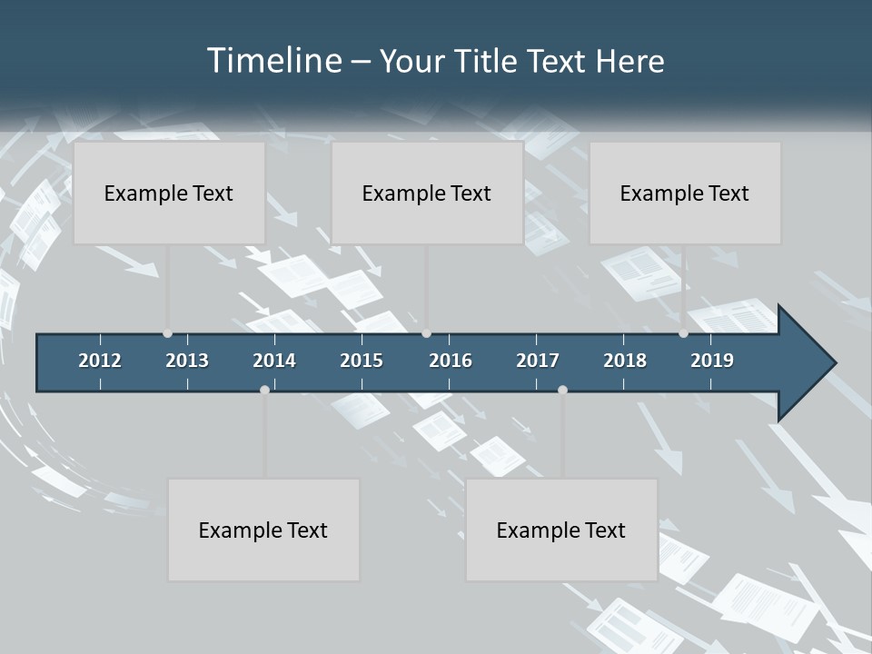 Caucasian Single Sea PowerPoint Template