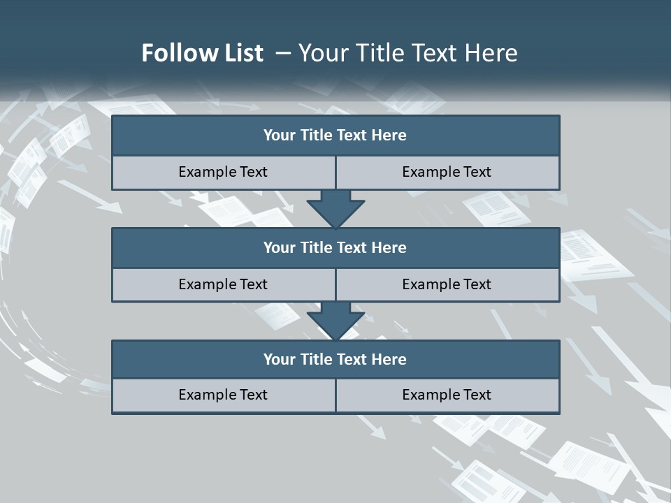 Caucasian Single Sea PowerPoint Template
