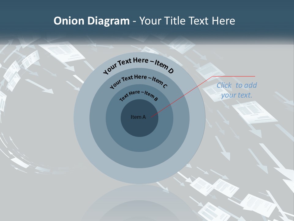 Caucasian Single Sea PowerPoint Template