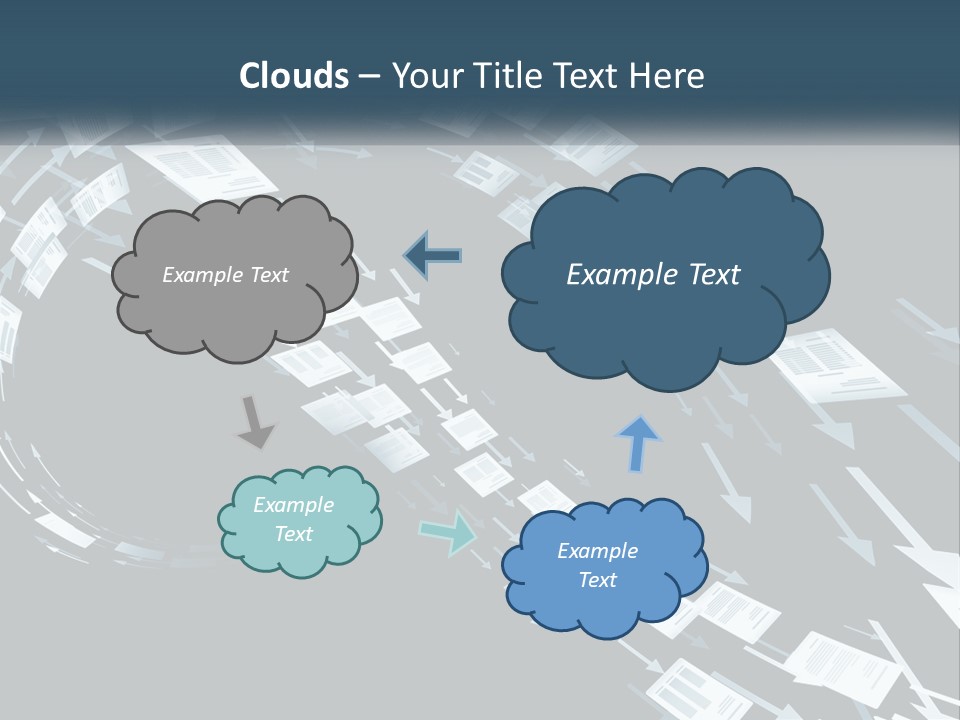 Caucasian Single Sea PowerPoint Template