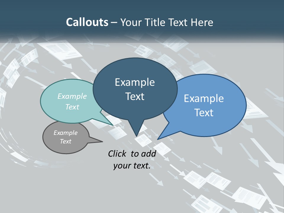 Caucasian Single Sea PowerPoint Template