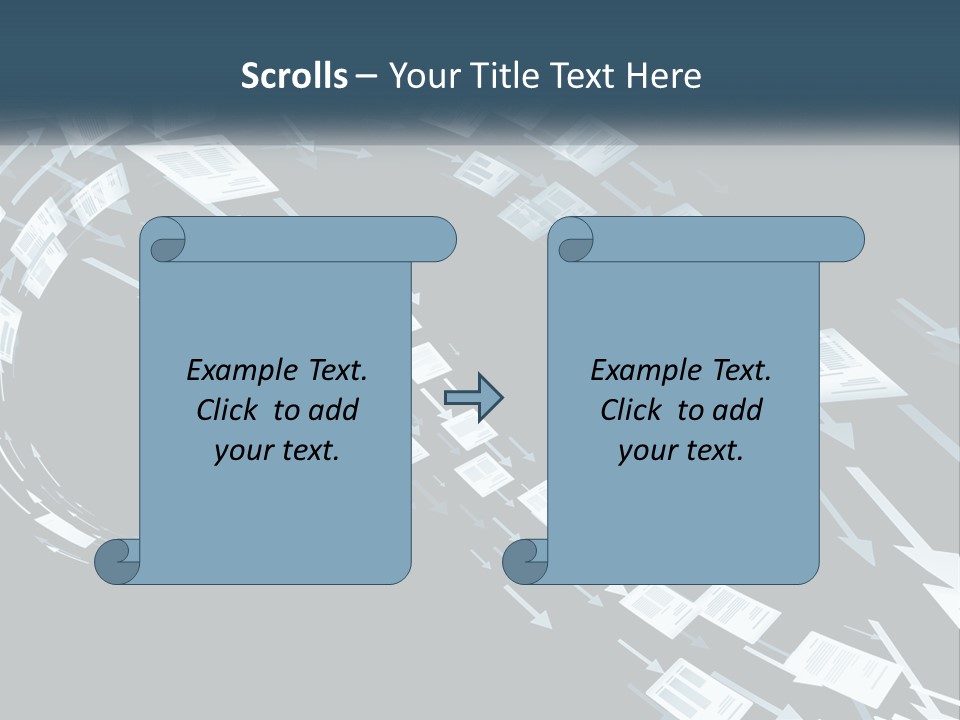 Caucasian Single Sea PowerPoint Template