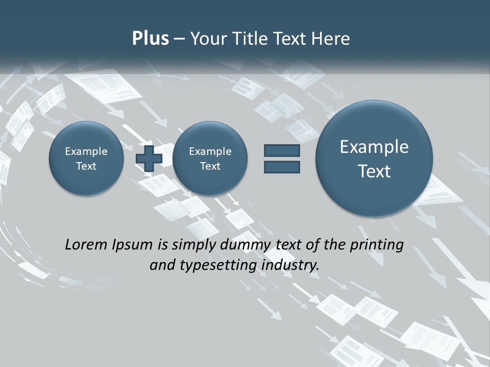Caucasian Single Sea PowerPoint Template
