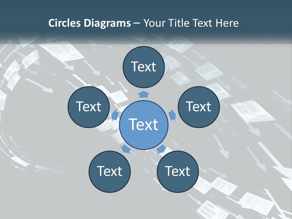 Caucasian Single Sea PowerPoint Template