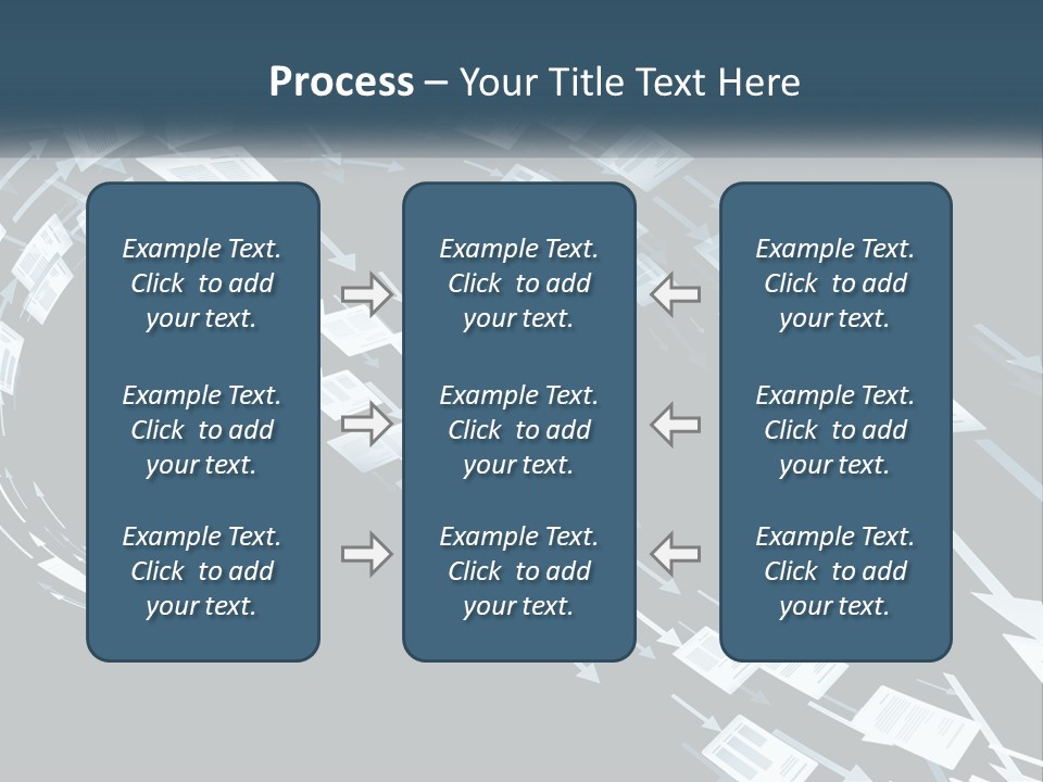 Caucasian Single Sea PowerPoint Template