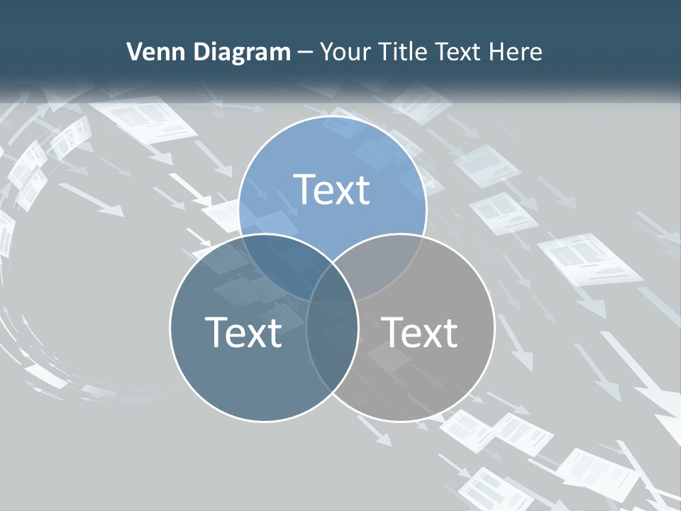 Caucasian Single Sea PowerPoint Template