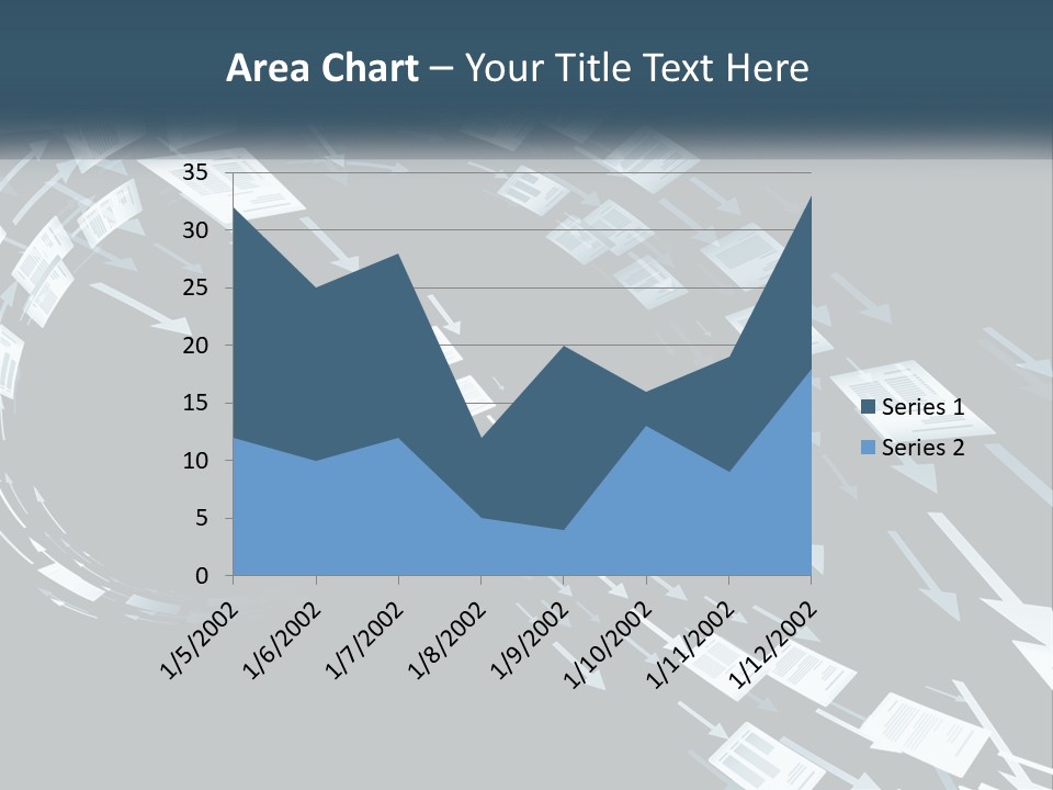 Caucasian Single Sea PowerPoint Template