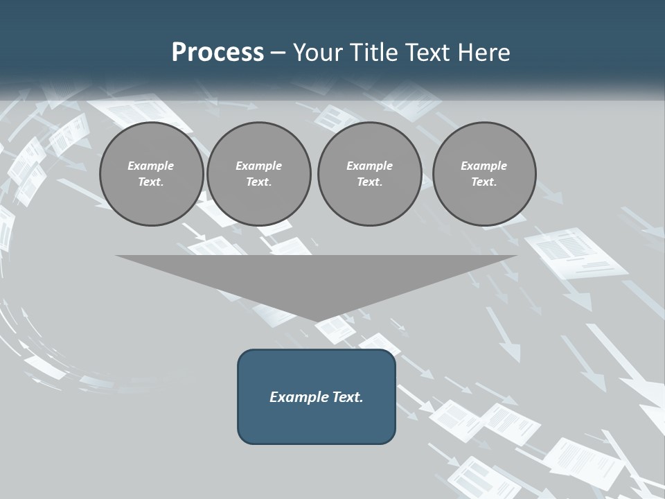Caucasian Single Sea PowerPoint Template