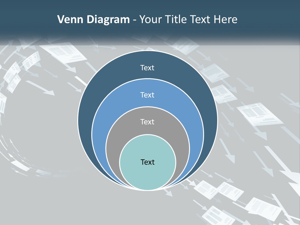 Caucasian Single Sea PowerPoint Template