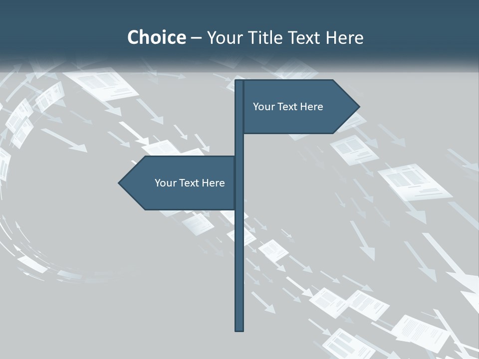 Caucasian Single Sea PowerPoint Template