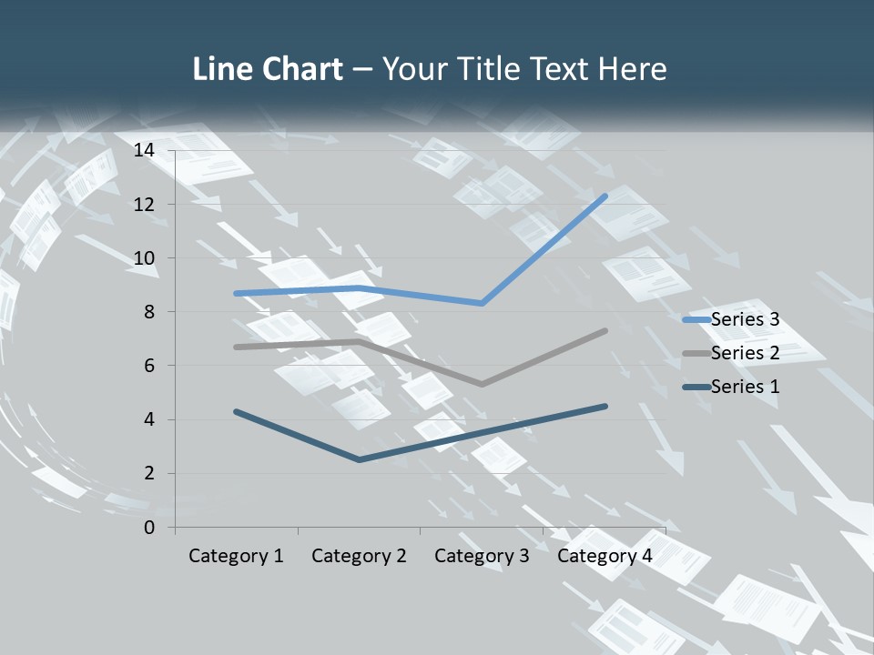 Caucasian Single Sea PowerPoint Template