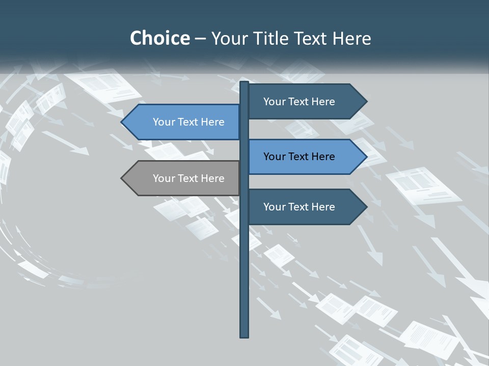 Caucasian Single Sea PowerPoint Template