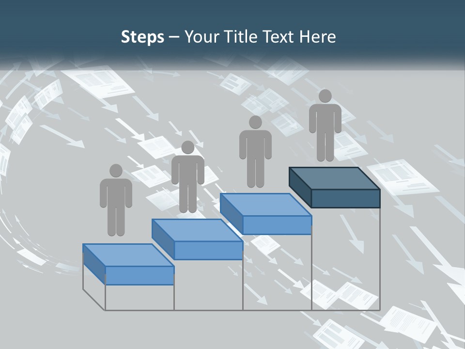 Caucasian Single Sea PowerPoint Template