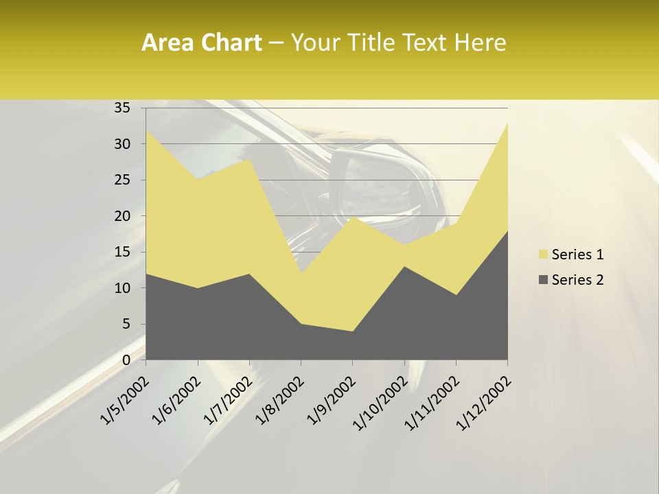 Coastal Woman Family PowerPoint Template