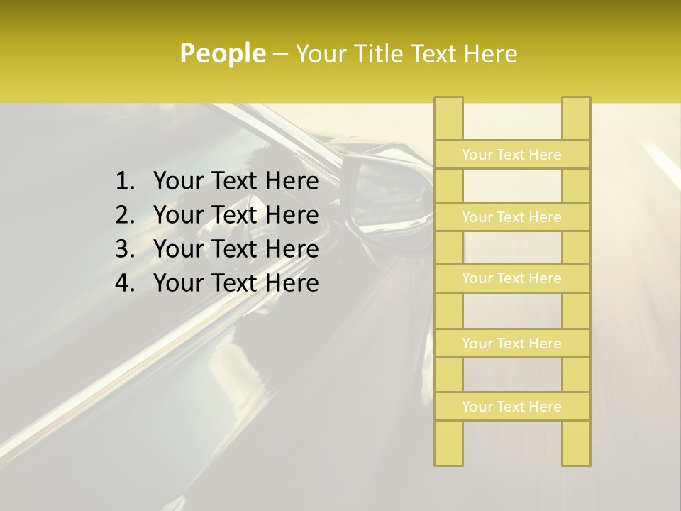 Coastal Woman Family PowerPoint Template