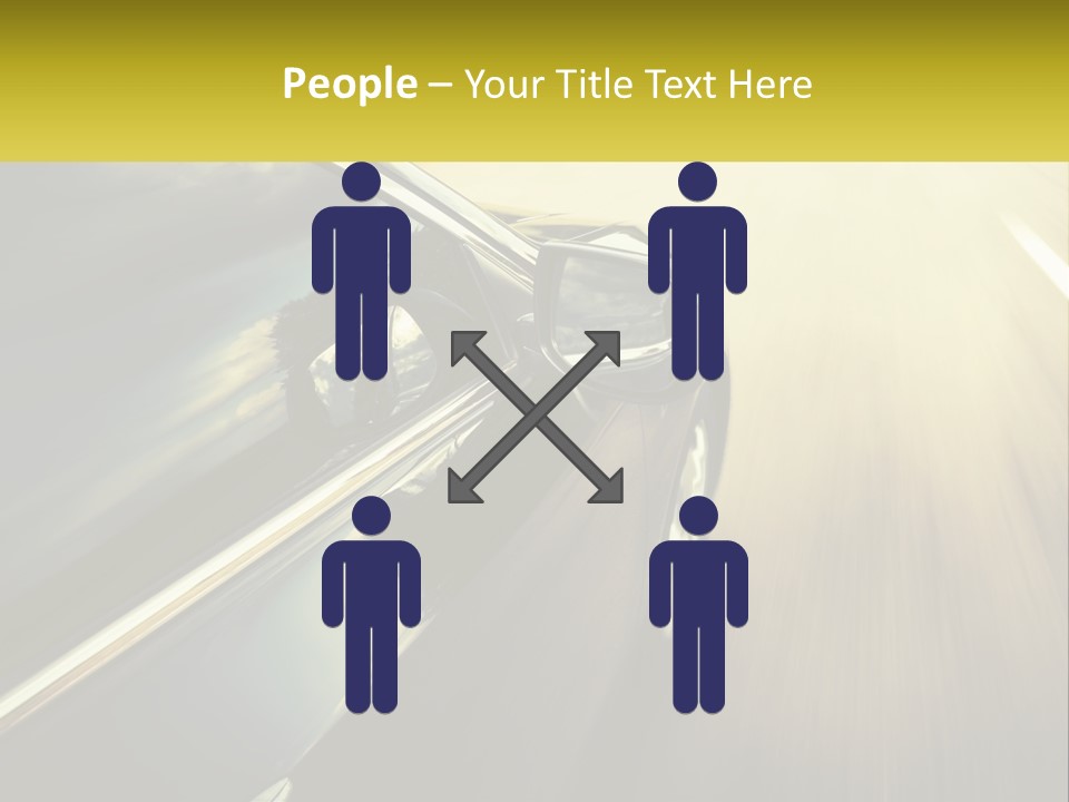 Coastal Woman Family PowerPoint Template