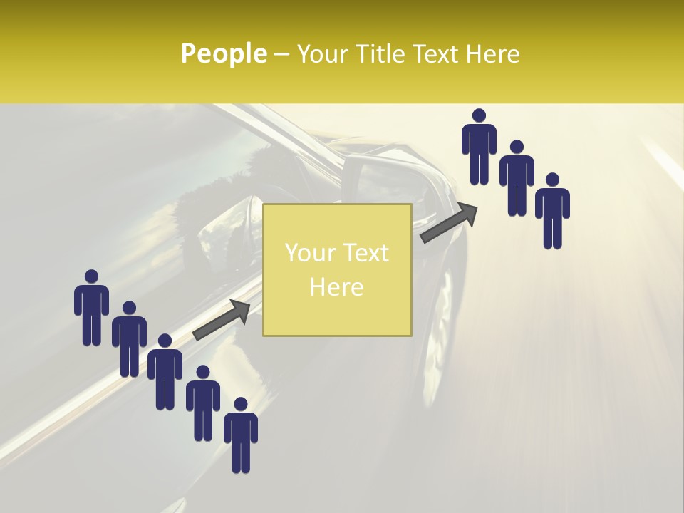 Coastal Woman Family PowerPoint Template