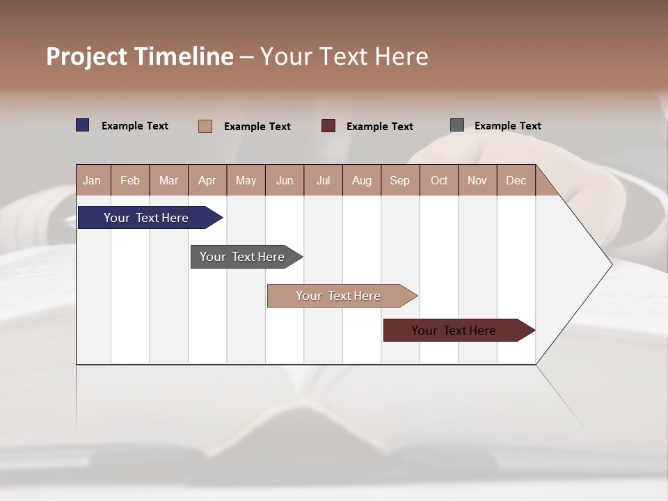 Beach Pensioner Sunset PowerPoint Template