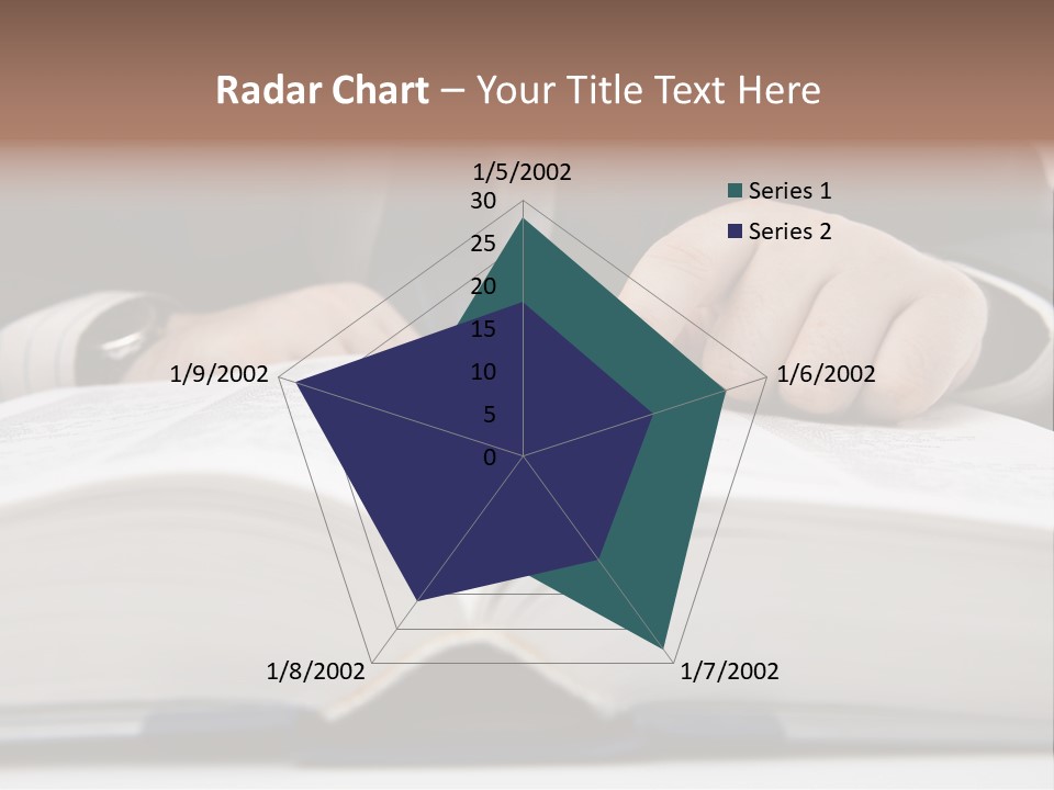 Beach Pensioner Sunset PowerPoint Template