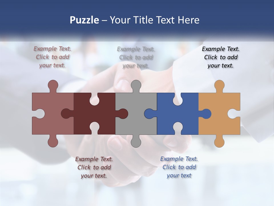 Beach Older Family PowerPoint Template