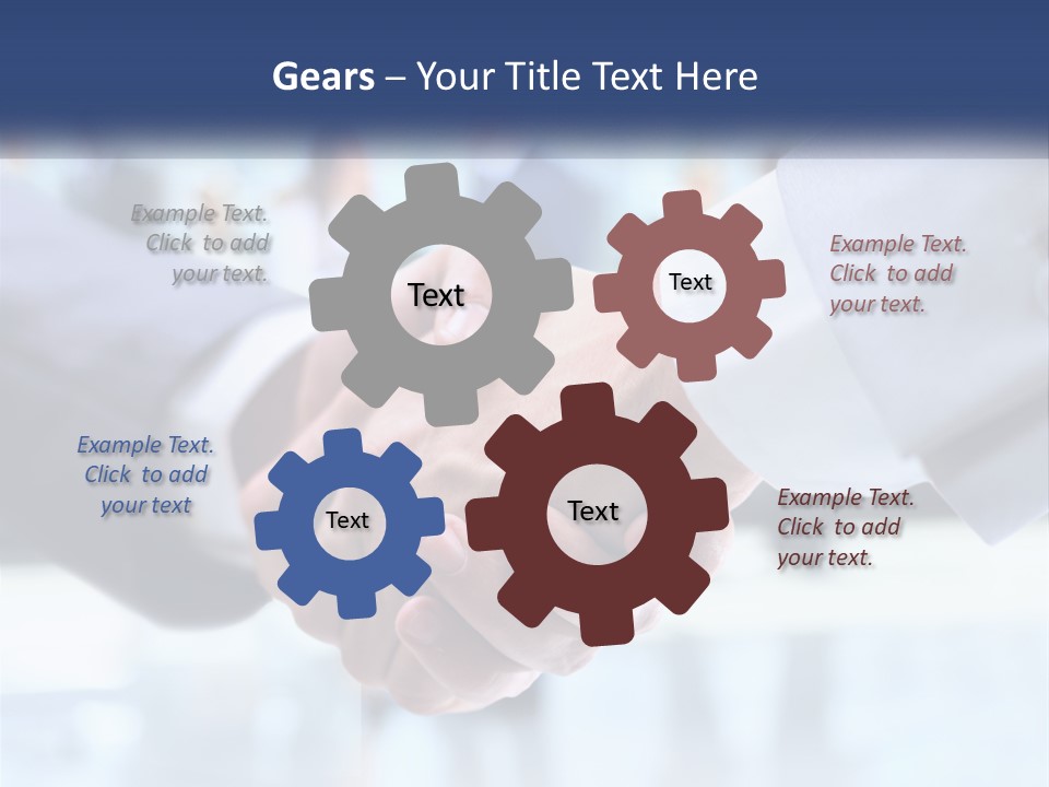 Beach Older Family PowerPoint Template