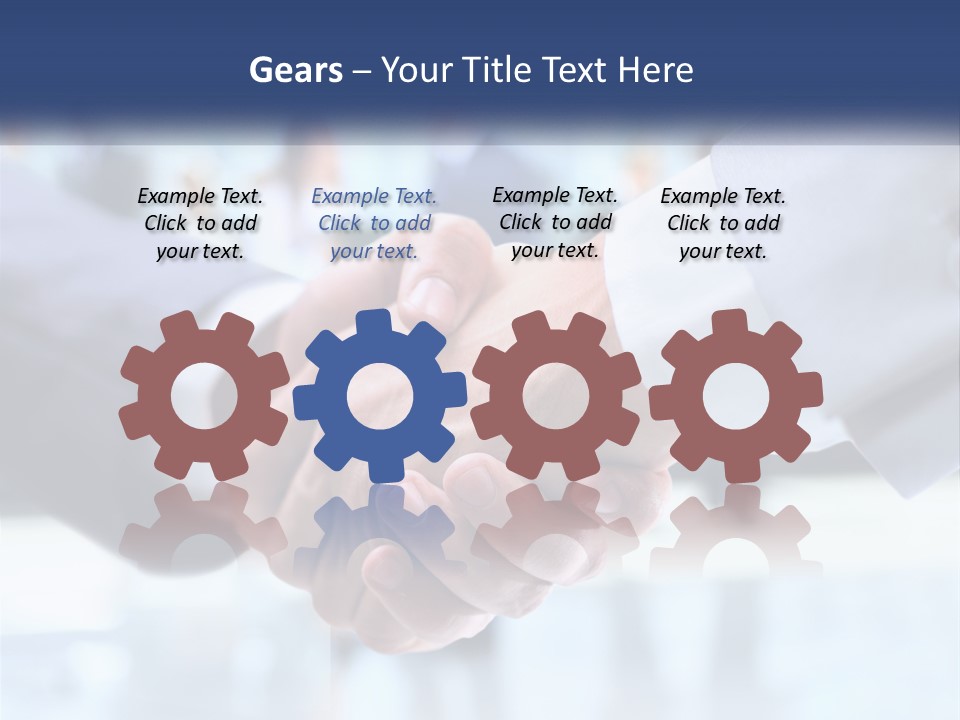 Beach Older Family PowerPoint Template