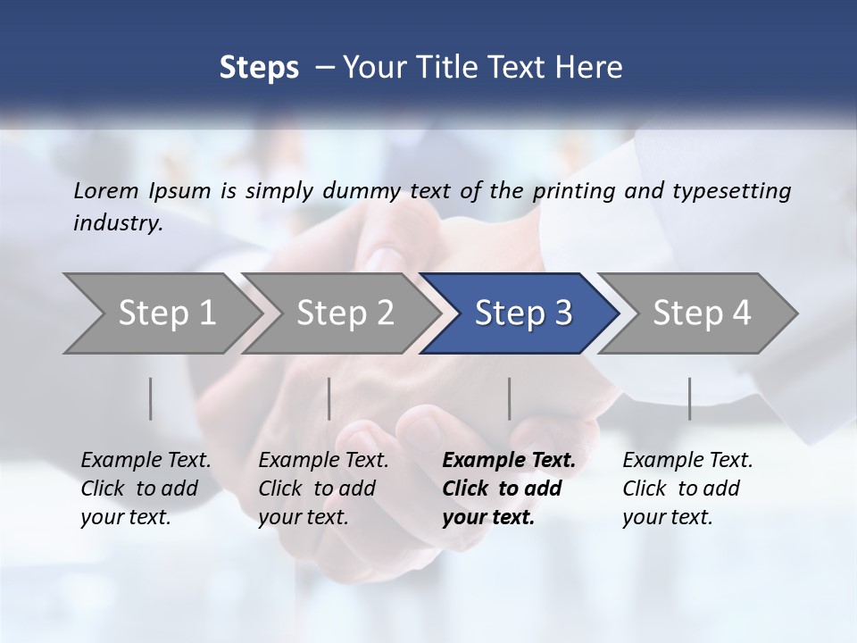 Beach Older Family PowerPoint Template