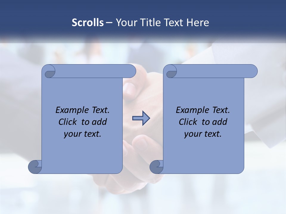 Beach Older Family PowerPoint Template