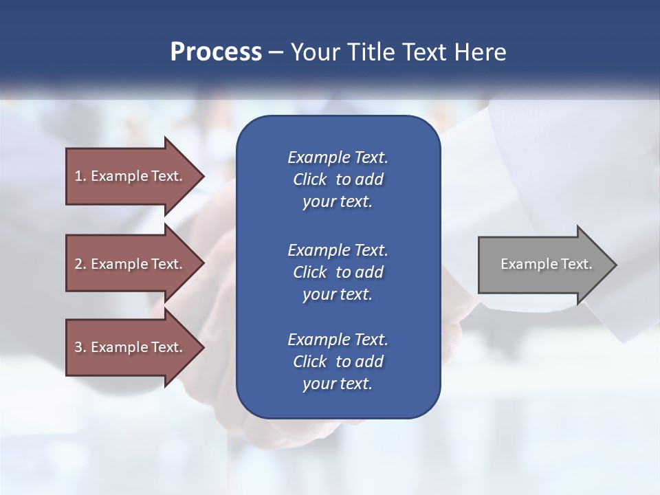 Beach Older Family PowerPoint Template